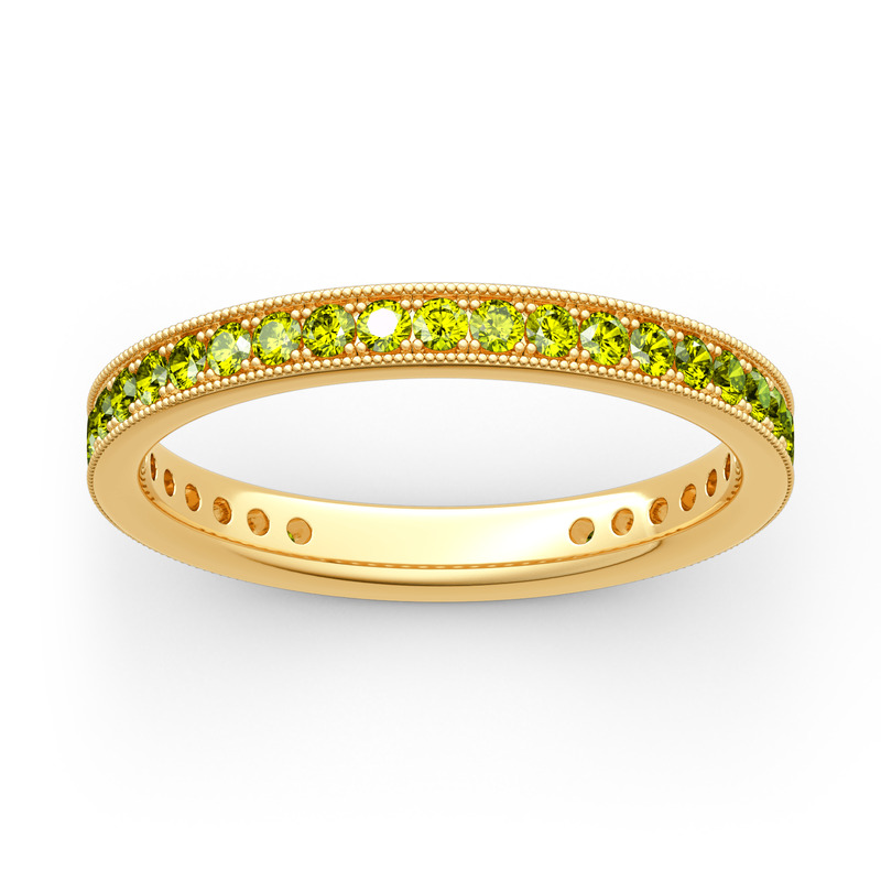 Jeulia Anillo 10K/14K/18K Oro De Eternidad En Oro