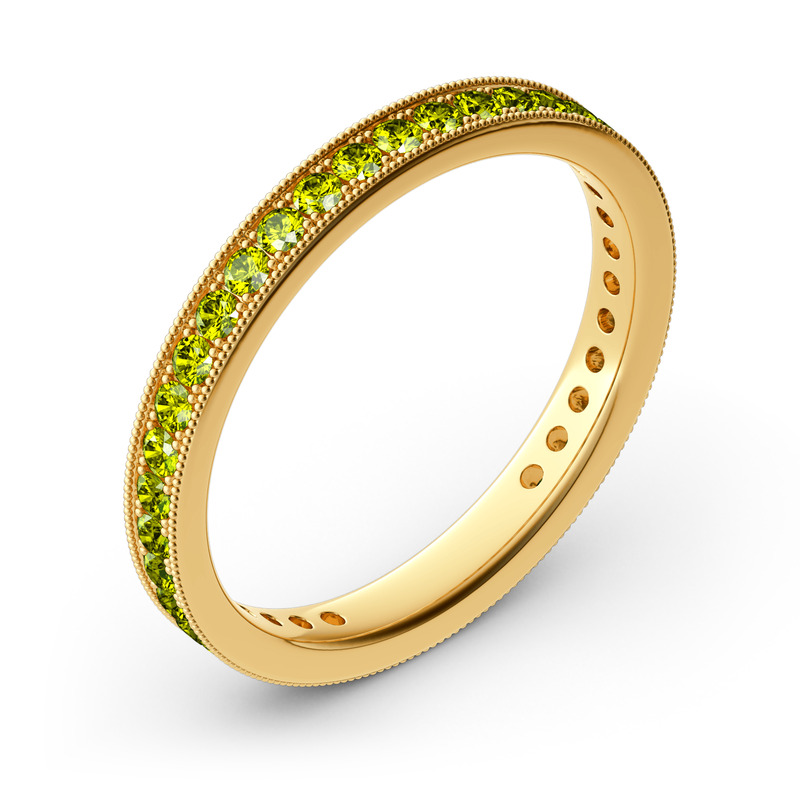 Jeulia Anillo 10K/14K/18K Oro De Eternidad En Oro