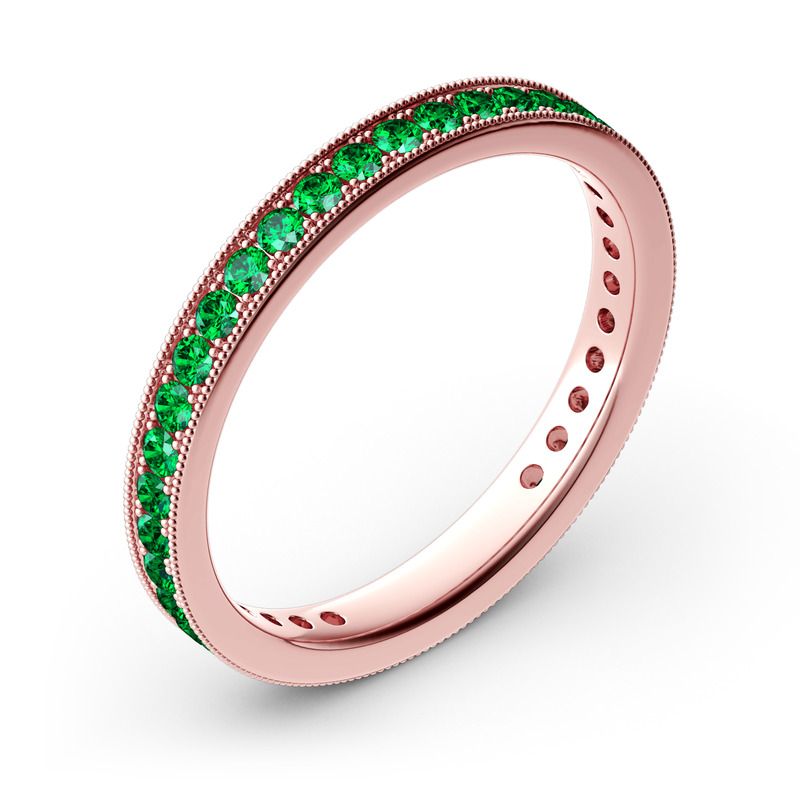 Jeulia Anillo 10K/14K/18K Oro De Eternidad En Oro