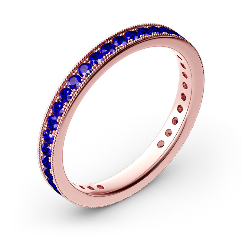 Jeulia Anillo 10K/14K/18K Oro De Eternidad En Oro