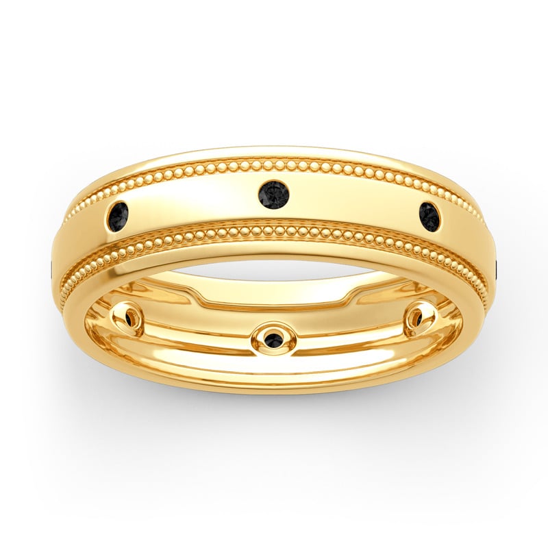 Jeulia Anello Moissanite 10K/14K/18K Oro Platino Da Uomo