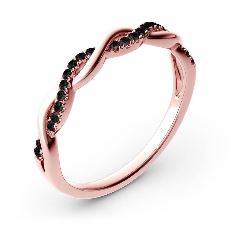 Jeulia Bague de Mariage Femme 10K/14K/18K Or Platine Moissanite Coupe Ronde Diamant Alliance Design