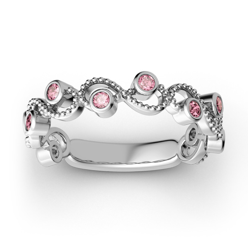 Jeulia シルバー クロス リング ピンキーリング - Jeulia Jewelry