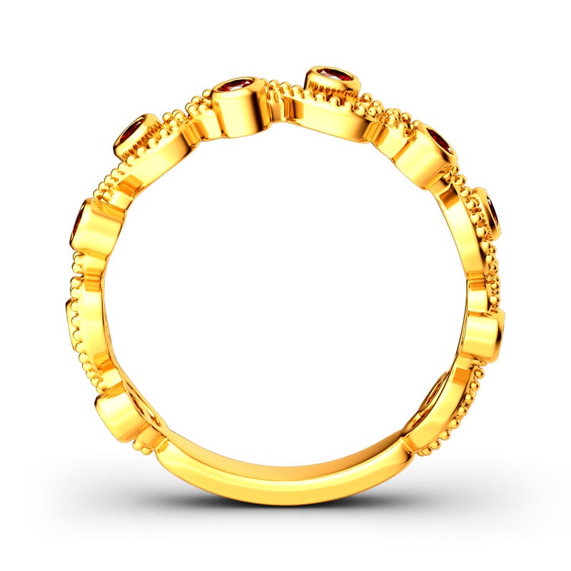 Jeulia Milgrain Intrecciato Anello In Argento Sterling