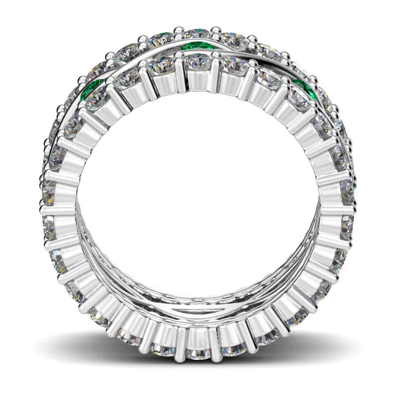 Jeulia スターリングシルバー 3連セットリング - Jeulia Jewelry