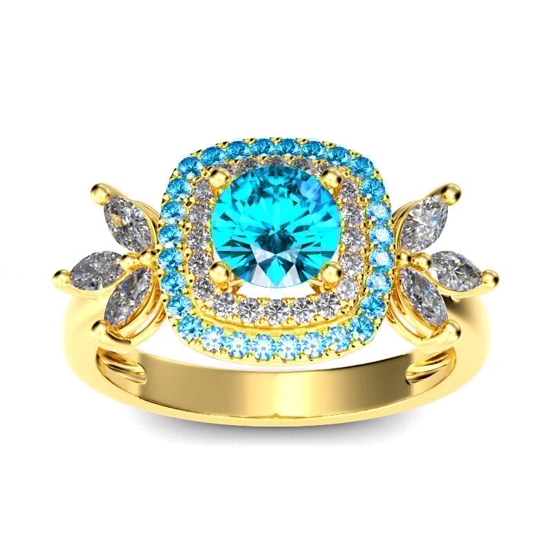 Anelli Con Pietre Preziose Autentiche, Cristallo Da 12 Mm - Foto 9