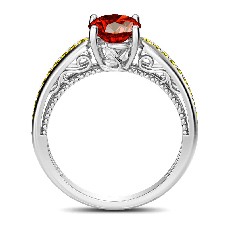 Anelli Con Pietre Preziose Autentiche, Cristallo Da 12 Mm - Foto 7