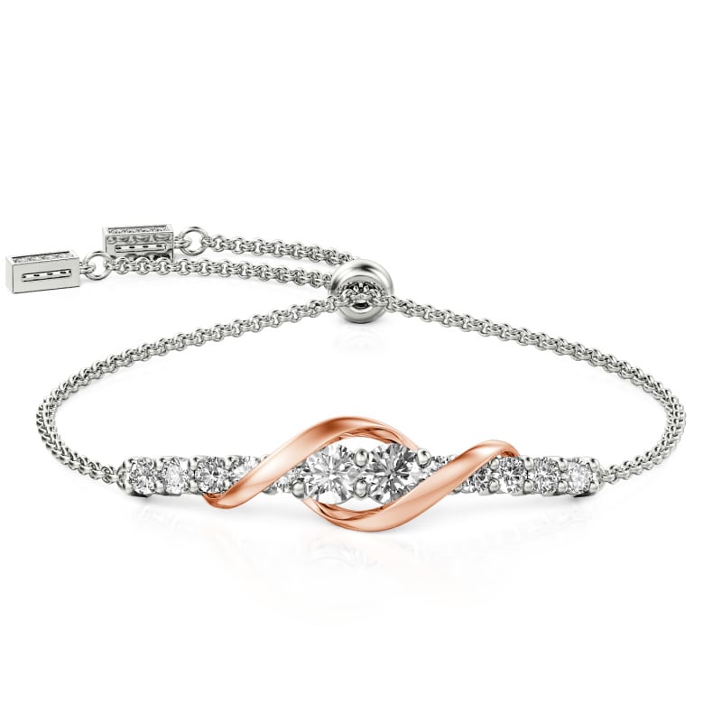 Jeulia Classic Never Apart Custom Bracelet