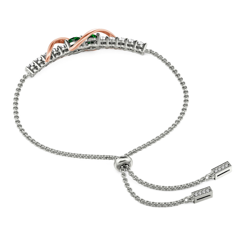 Jeulia Classic Never Apart Custom Bracelet