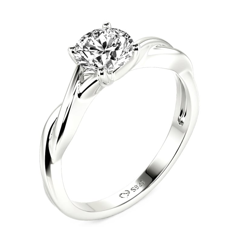 Jeulia Lab Grown Diamond Engagement Ring 10K/14K/18K Gold Platinum