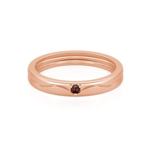 Jeulia Simple Custom Men's Wedding Band with Wavy Lines Design