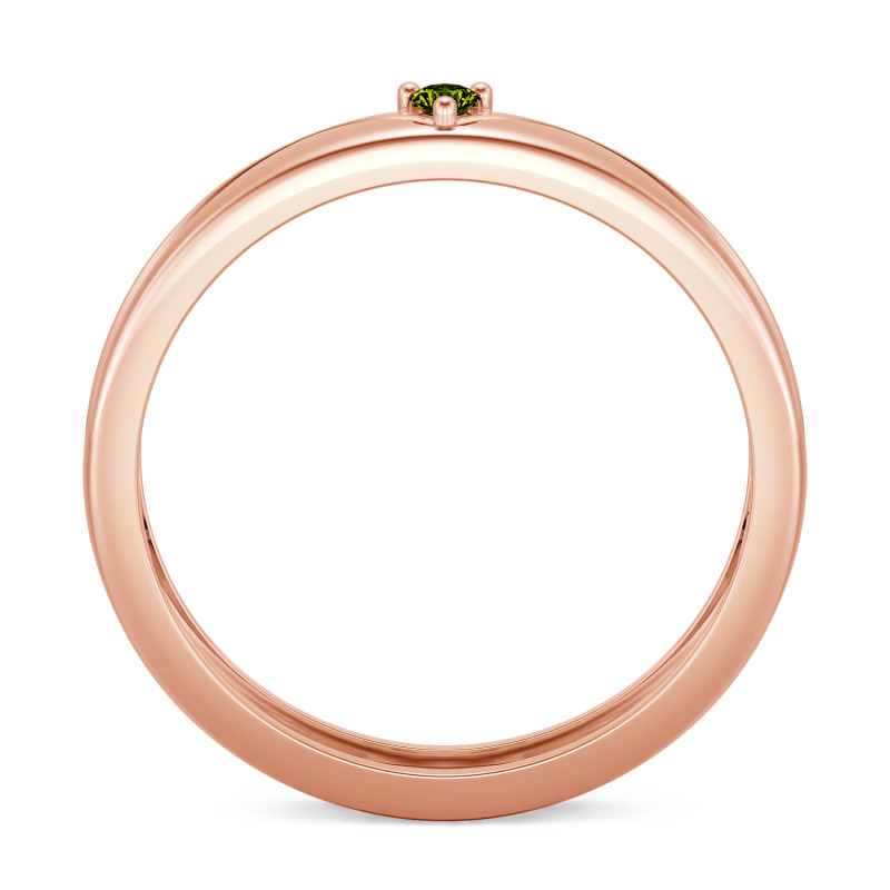 Jeulia Simple Custom Men's Wedding Band with Wavy Lines Design