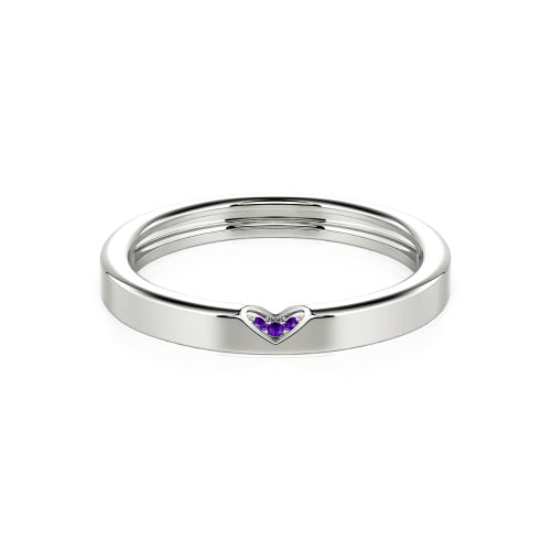 Jeulia Brushed Finish Custom Men's Wedding Band