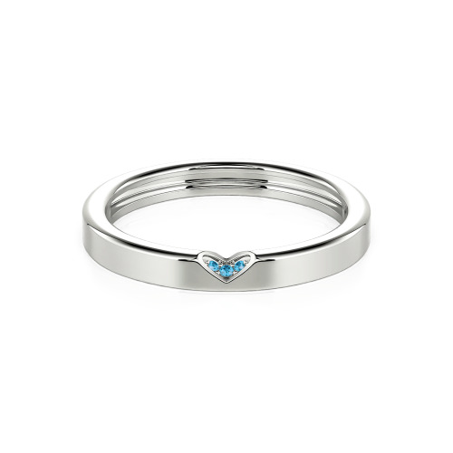 Jeulia Brushed Finish Custom Men's Wedding Band