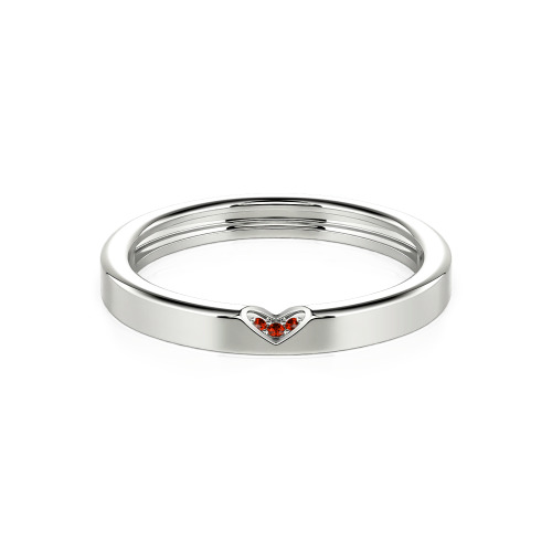 Jeulia Brushed Finish Custom Men's Wedding Band