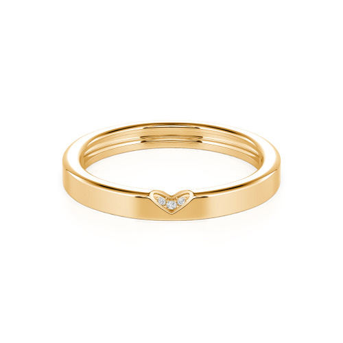 Jeulia Brushed Finish Custom Men's Wedding Band