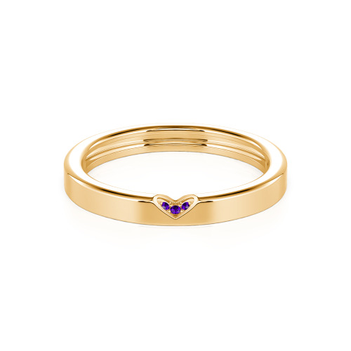 Jeulia Brushed Finish Custom Men's Wedding Band