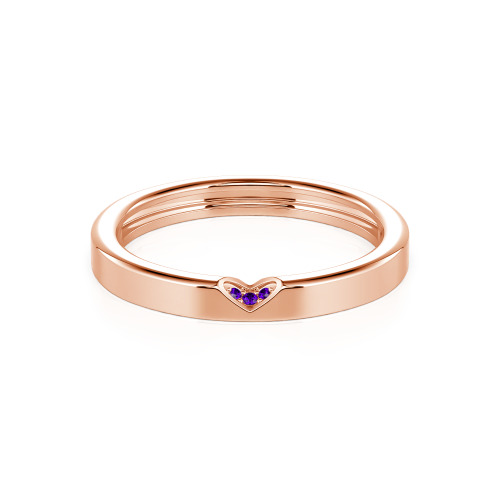 Jeulia Brushed Finish Custom Men's Wedding Band