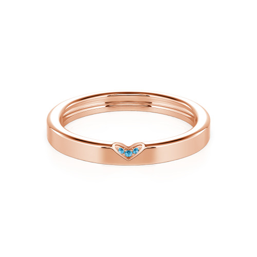 Jeulia Brushed Finish Custom Men's Wedding Band