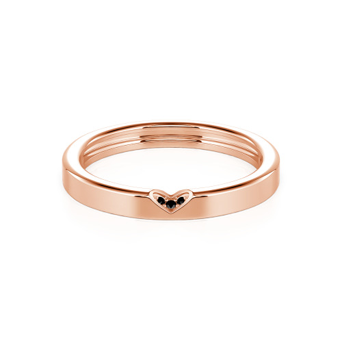 Jeulia Brushed Finish Custom Men's Wedding Band