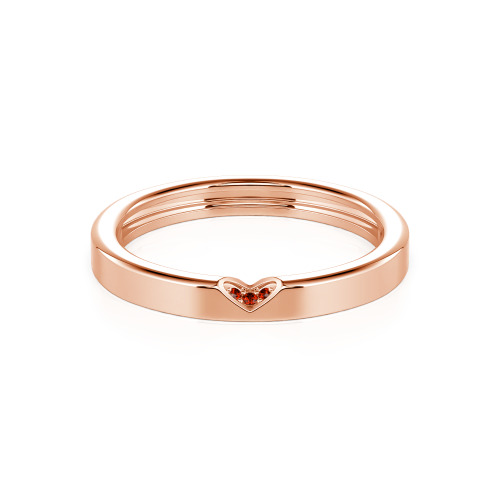 Jeulia Brushed Finish Custom Men's Wedding Band