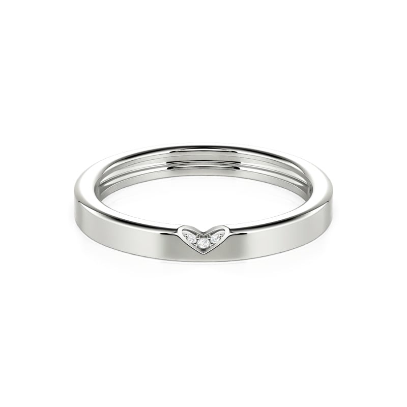 Jeulia Brushed Finish Custom Men's Wedding Band