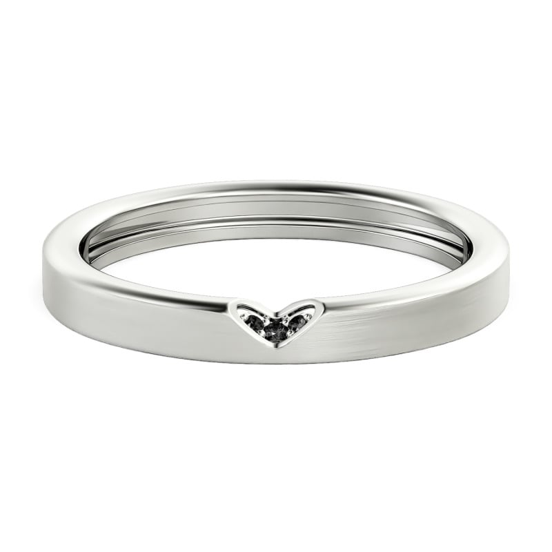 Jeulia Brushed Finish Custom Men's Wedding Band