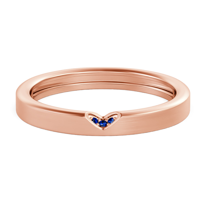 Jeulia Fede Nuziale Uomo Personalizzata Finitura Spazzolata