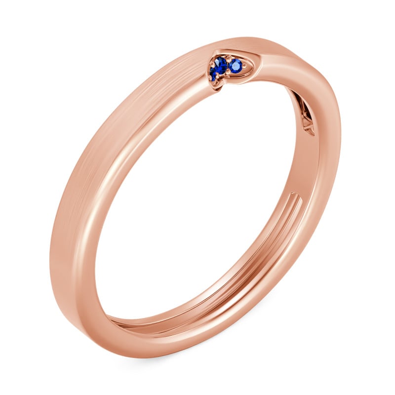 Jeulia Fede Nuziale Uomo Personalizzata Finitura Spazzolata