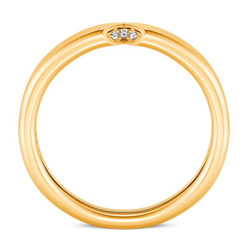 Jeulia Fede Nuziale Uomo Personalizzata Finitura Spazzolata