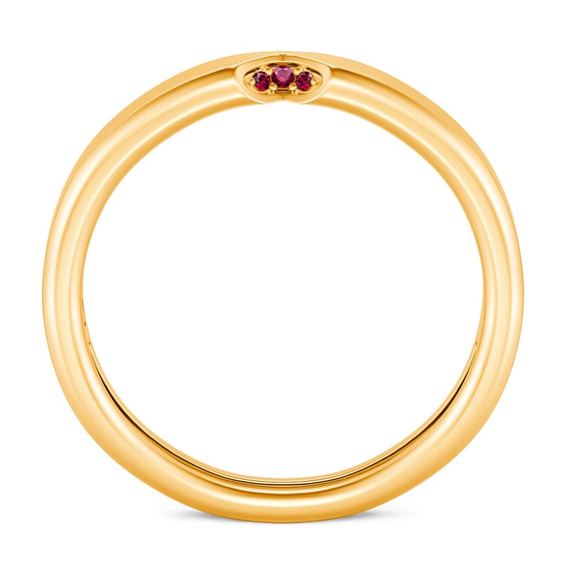 Jeulia Fede Nuziale Uomo Personalizzata Finitura Spazzolata