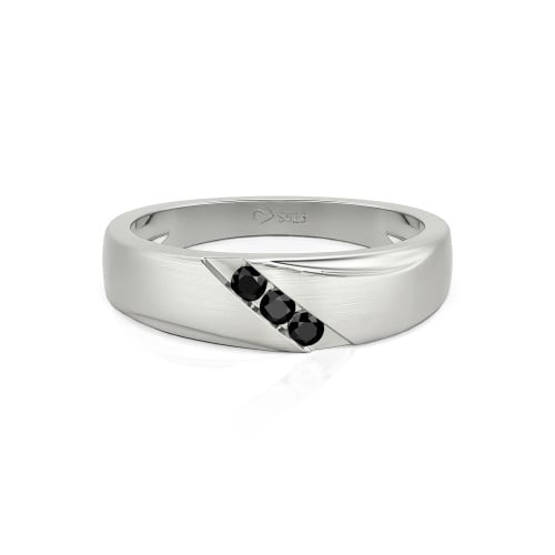 Jeulia Classic Diagonal Custom Men's Wedding Band
