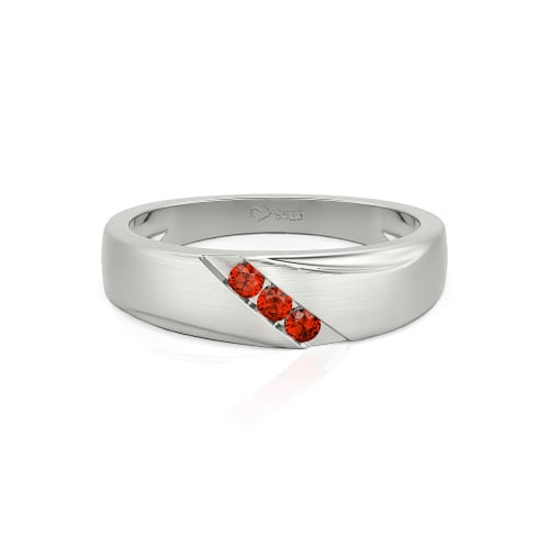 Jeulia Classic Diagonal Custom Men's Wedding Band