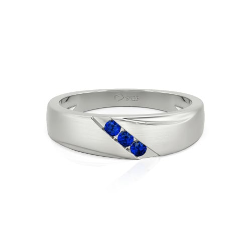 Jeulia Classic Diagonal Custom Men's Wedding Band