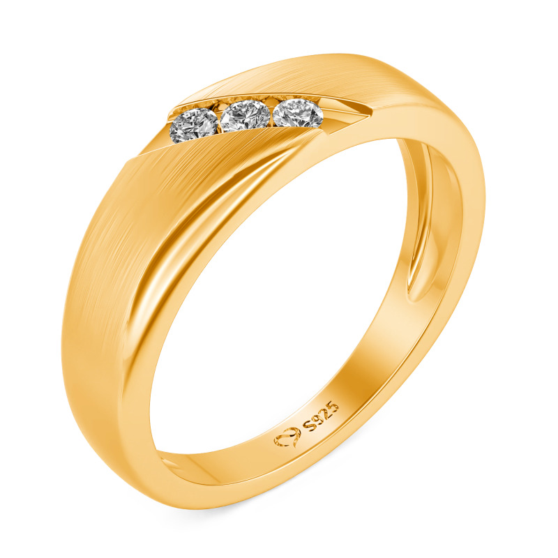 Jeulia Classic Diagonal Custom Men's Wedding Band
