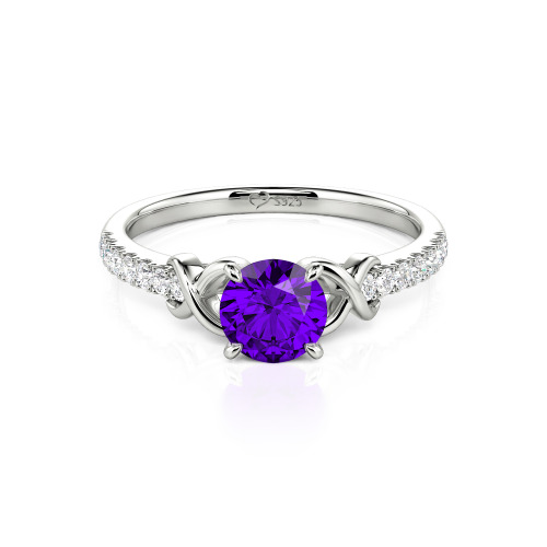Jeulia Custom Infinity Round Engagement Ring for Women