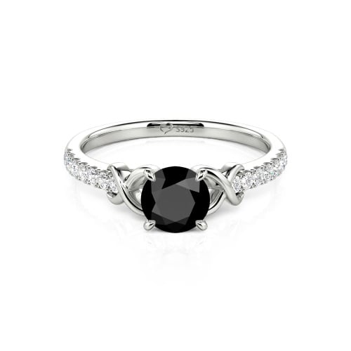 Jeulia Custom Infinity Round Engagement Ring for Women