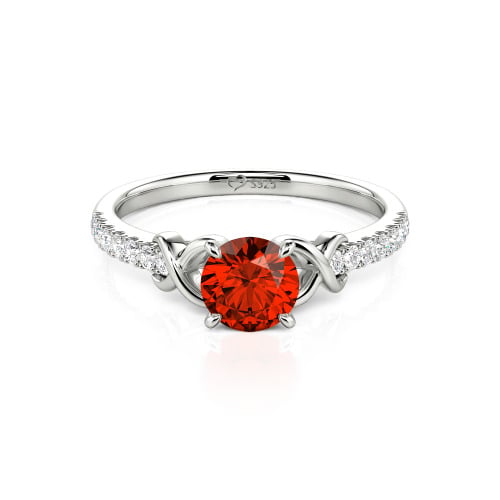 Jeulia Custom Infinity Round Engagement Ring for Women