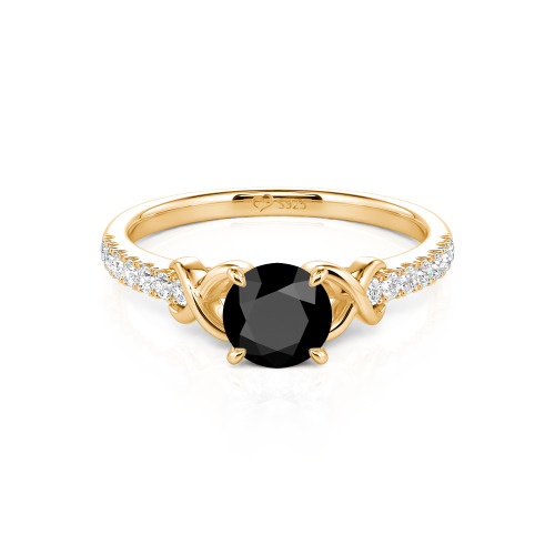Jeulia Custom Infinity Round Engagement Ring for Women