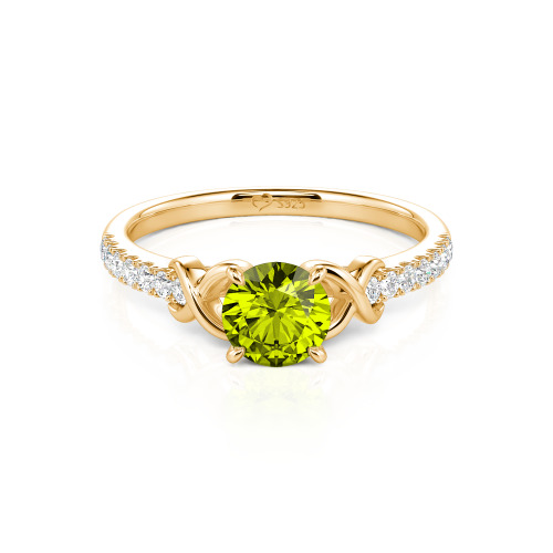 Jeulia Custom Infinity Round Engagement Ring for Women
