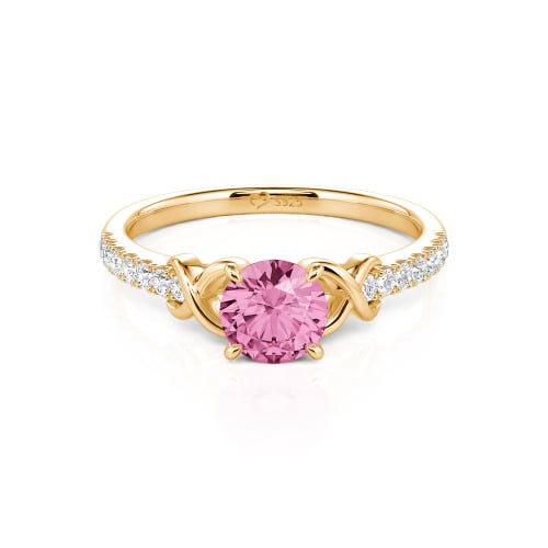 Jeulia Custom Infinity Round Engagement Ring for Women