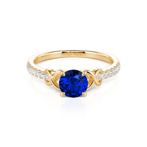 Jeulia Custom Infinity Round Engagement Ring for Women