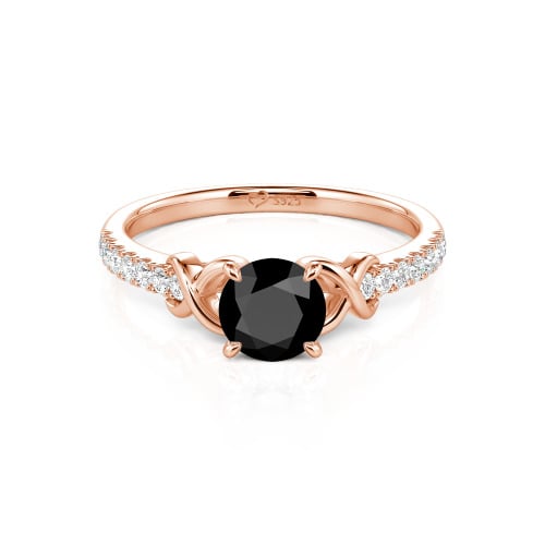 Jeulia Custom Infinity Round Engagement Ring for Women