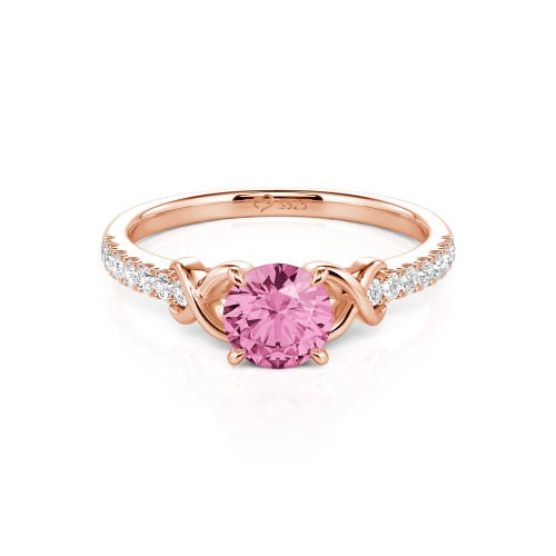 Jeulia Custom Infinity Round Engagement Ring for Women