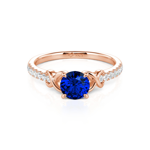 Jeulia Custom Infinity Round Engagement Ring for Women