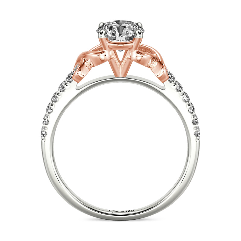 Jeulia Custom Infinity Round Engagement Ring for Women