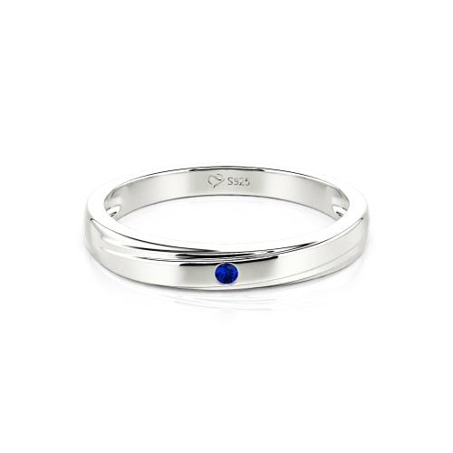 Jeulia Custom Men's Diagonal Wave Wedding Band 10K/14K/18K Gold & Platinum