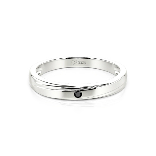 Jeulia Custom Men's Diagonal Wave Wedding Band 10K/14K/18K Gold & Platinum