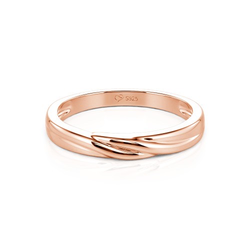 Jeulia Custom Men's Wave Wedding Band 10K/14K/18K Gold Platinum