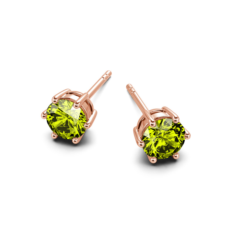 Jeulia シンプル クラウン シルバー スタッド ピアス